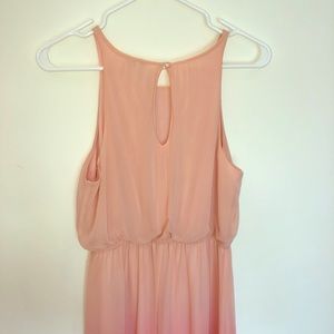 Lauren Conrad peach ombré maxi dress
